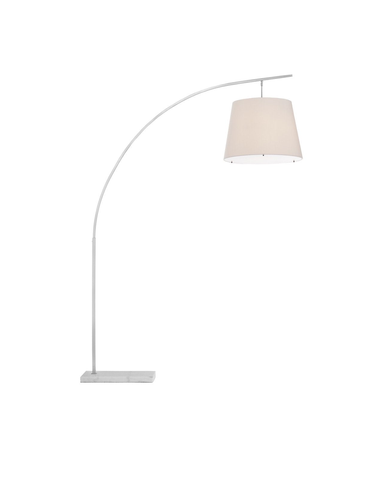 Cloister Large Nickel Floor Lamp